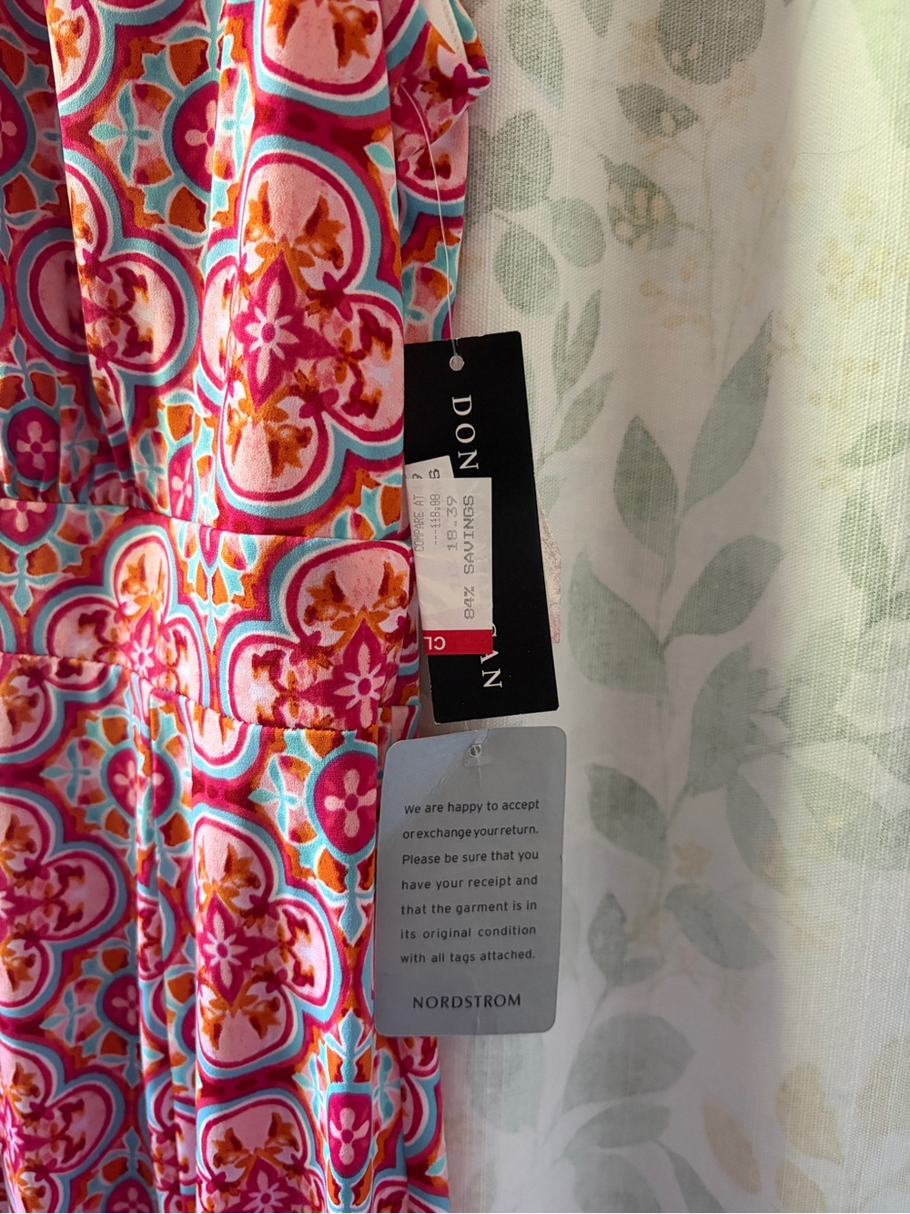 Donna Morgan Printed Sleeveless Dress - Picture 7 of 7